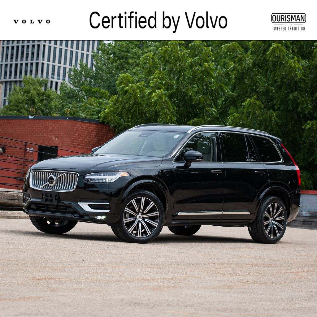 Onyx Black Metallic 2023 Volvo XC90 B6 Plus Bright Theme 7-Passenger AWD SUV / Crossover All-Wheel Drive Automatic