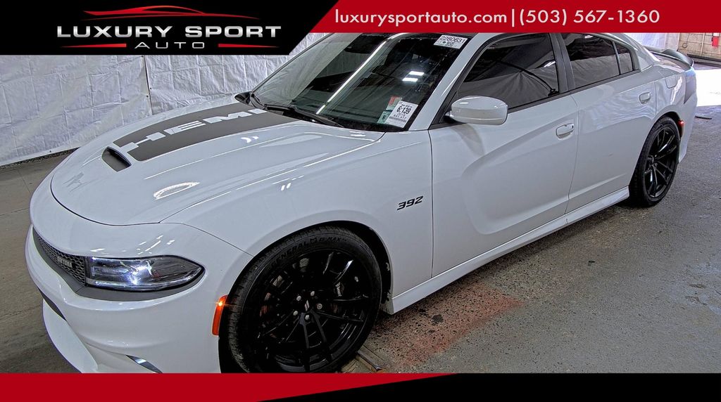 White Knuckle Clearcoat 2018 Dodge Charger Daytona 392 RWD Sedan Rear-Wheel Drive 8-Speed Automatic