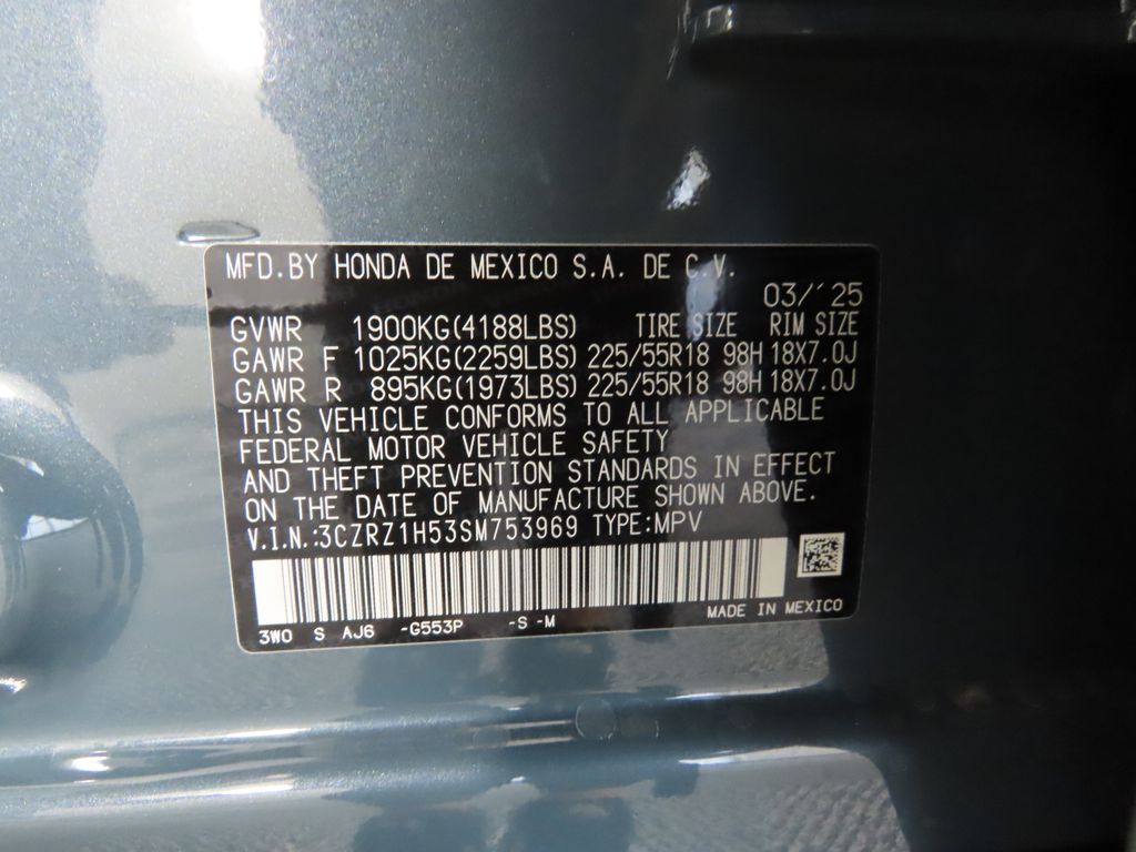 2025 Honda HR-V Sport 28