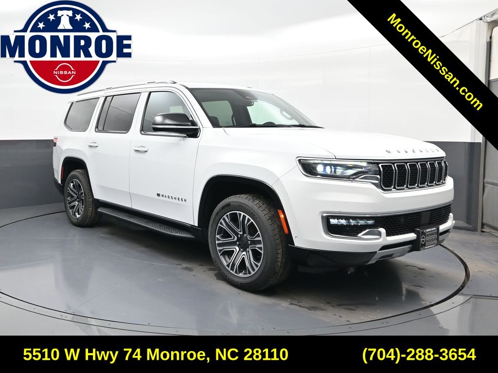 Bright White Clearcoat 2024 Jeep Wagoneer SUV / Crossover 4X2 8-Speed Automatic