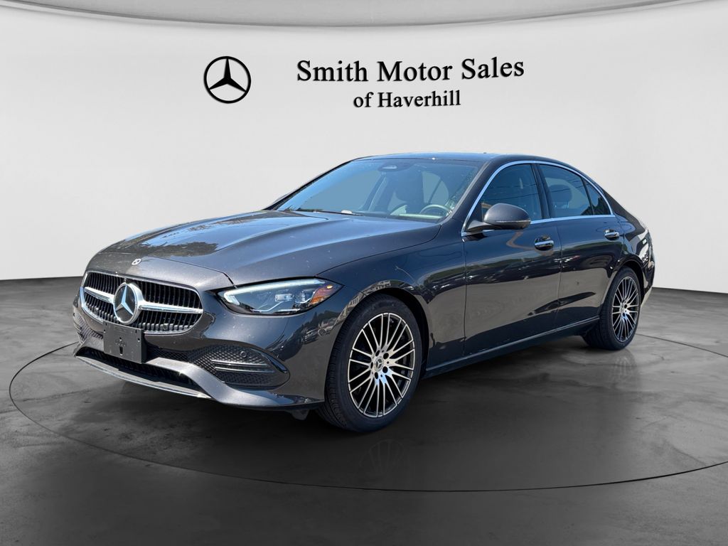 Gray Metallic 2026 Mercedes-Benz C-Class Sedan All-Wheel Drive 9-Speed Automatic