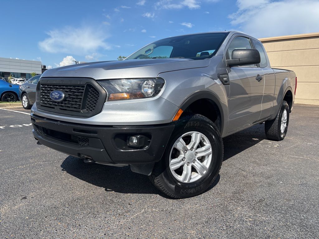 Silver Metallic 2020 Ford Ranger XL SuperCab 4WD Pickup Truck Four-Wheel Drive Automatic