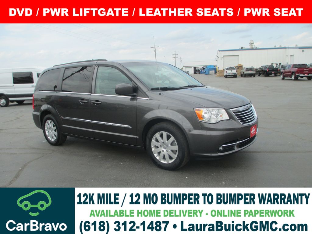 Gray (Granite Crystal Metallic Clearcoat) 2016 Chrysler Town & Country Touring FWD Minivan Front-Wheel Drive 6-Speed Automatic