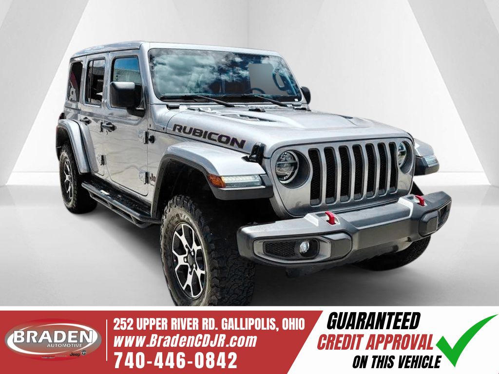 Billet Silver Metallic Clearcoat 2019 Jeep Wrangler Unlimited Rubicon 4WD SUV / Crossover Four-Wheel Drive 8-Speed Automatic