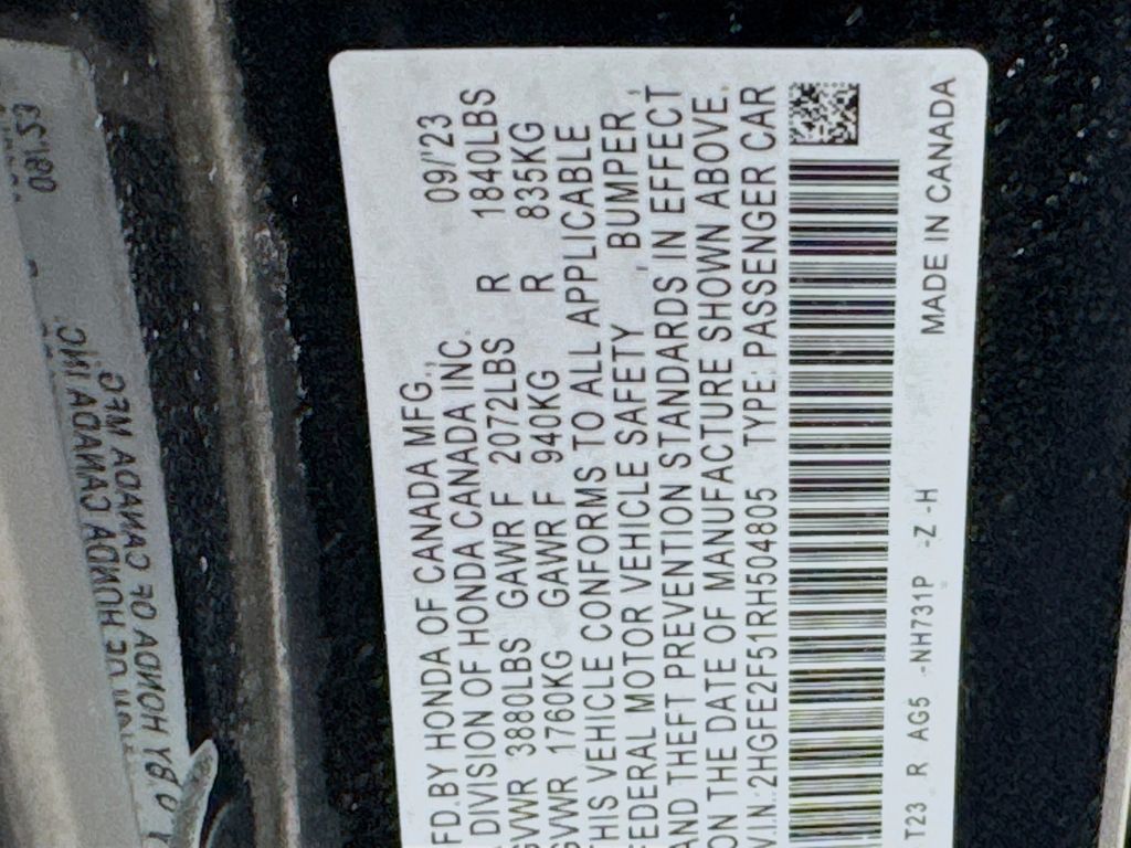 Used Car 2024 Honda Civic  Sport For Sale Under $25,000 In Austin, Texas