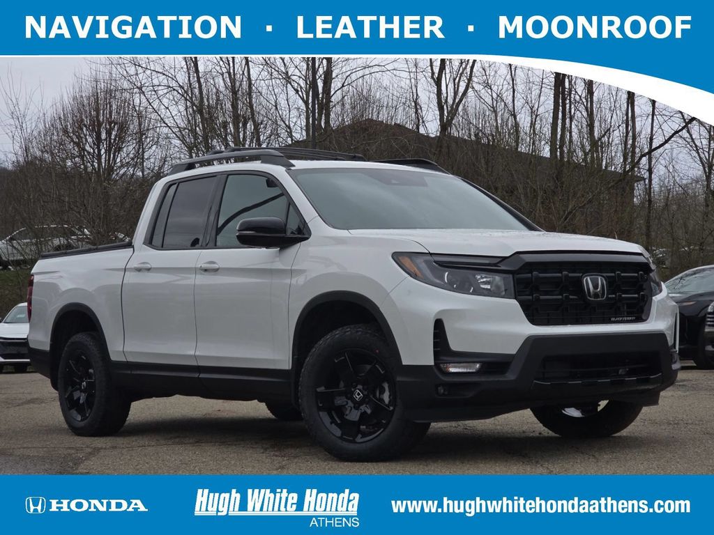 Platinum White Pearl 2026 Honda Ridgeline Pickup Truck All-Wheel Drive 9-Speed Automatic