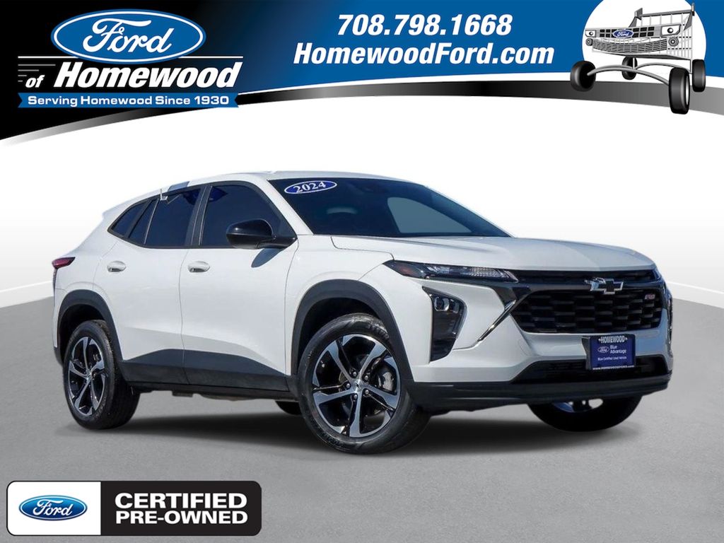 Summit White 2024 Chevrolet Trax SUV / Crossover Front-Wheel Drive 6-Speed Automatic