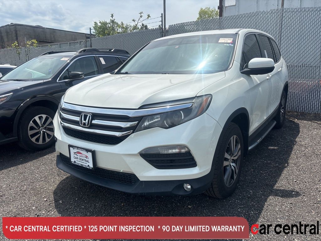 White 2017 Honda Pilot EX-L AWD SUV / Crossover All-Wheel Drive 6-Speed Automatic