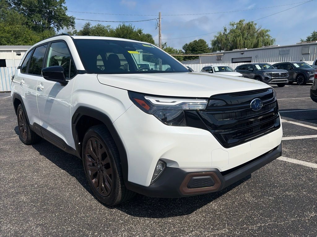 Crystal White Pearl 2026 Subaru Forester SUV / Crossover All-Wheel Drive Continuously Variable Transmission