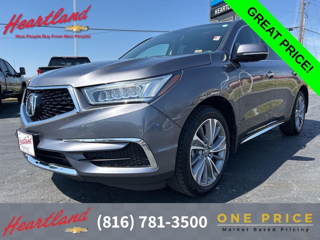 Gray (Modern Steel Metallic) 2018 Acura MDX SH-AWD with Technology Package SUV / Crossover All-Wheel Drive 9-Speed Automatic