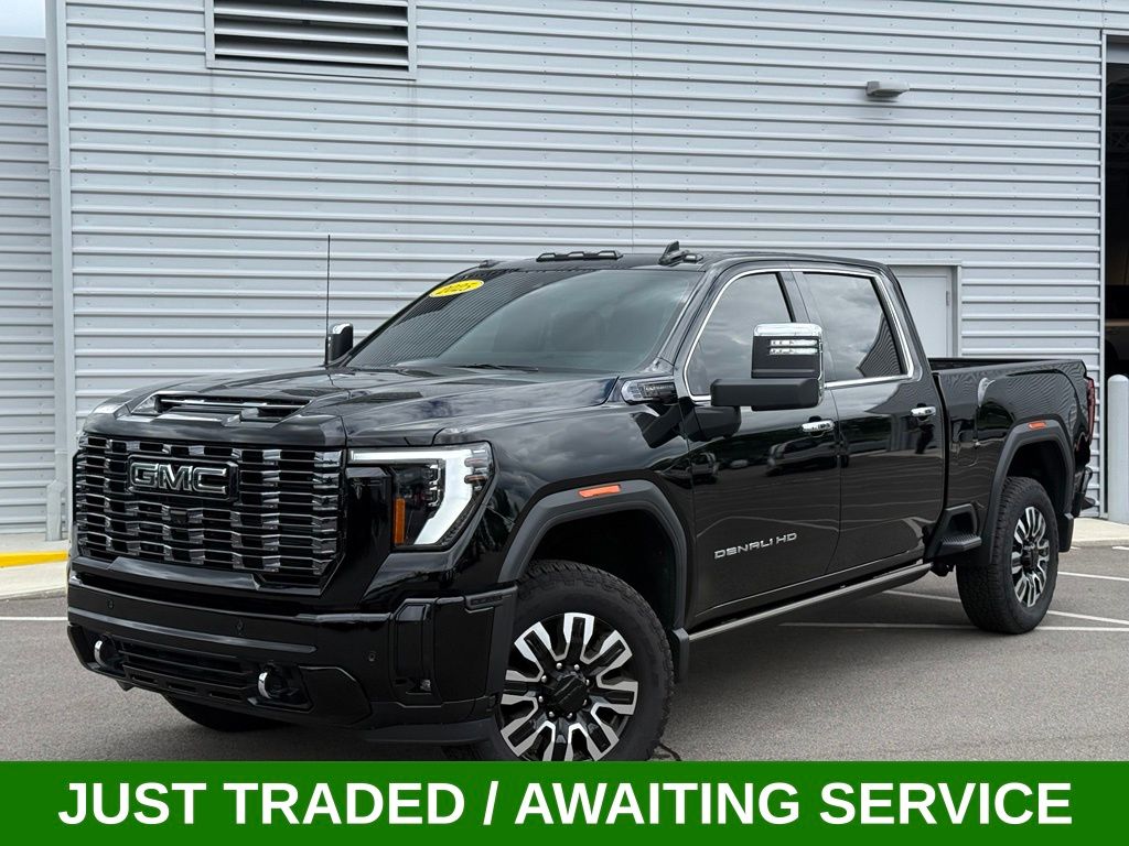 Onyx Black 2025 GMC Sierra 3500HD Pickup Truck Four-Wheel Drive Automatic