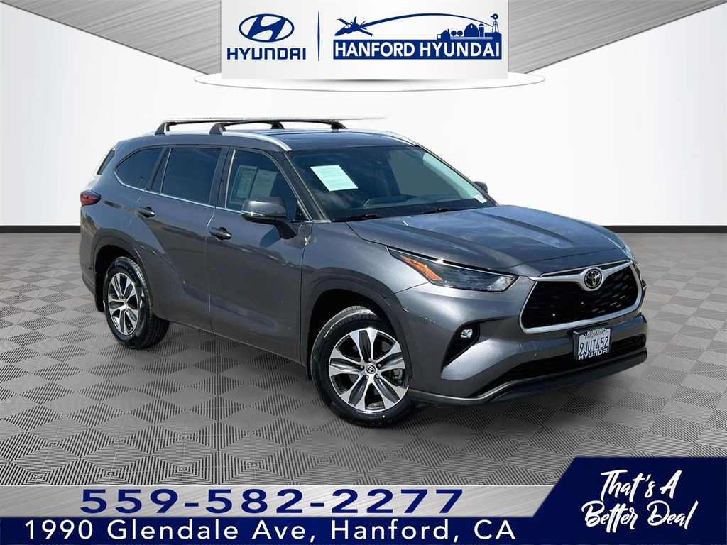 Magnetic Gray Metallic 2023 Toyota Highlander SUV / Crossover Front-Wheel Drive 8-Speed Automatic