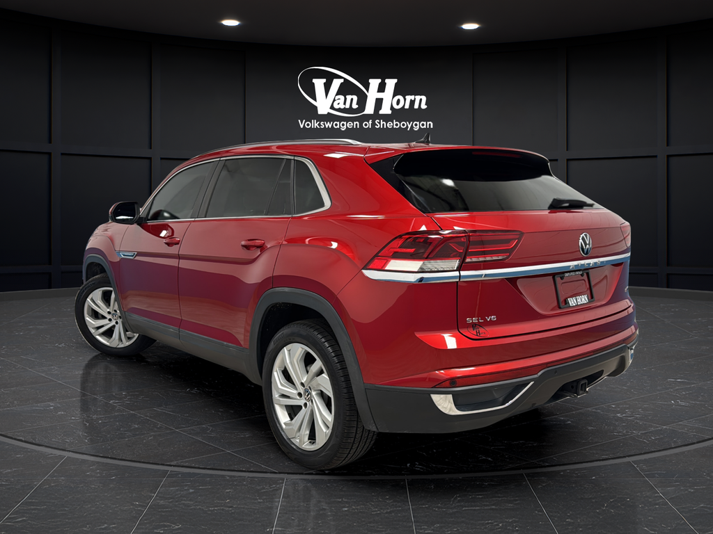 Used 2020 Red Metallic Volkswagen 3.6L V6 SEL image 5