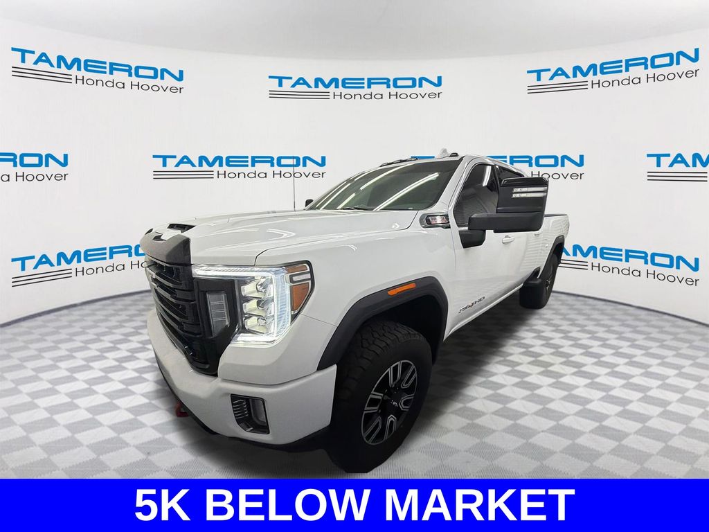 Summit White 2021 GMC Sierra 2500HD Pickup Truck Four-Wheel Drive Automatic