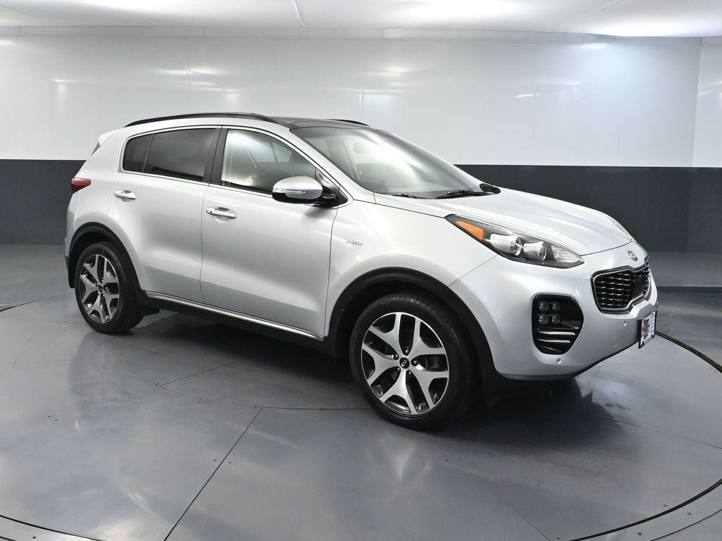 Sparkling Silver 2019 Kia Sportage SUV / Crossover All-Wheel Drive 6-Speed Automatic Overdrive