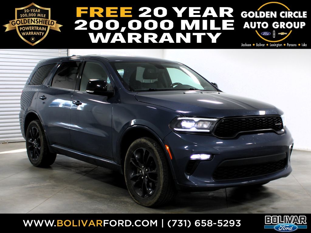 Reactor Blue Pearlcoat 2021 Dodge Durango GT Plus AWD SUV / Crossover All-Wheel Drive 8-Speed Automatic