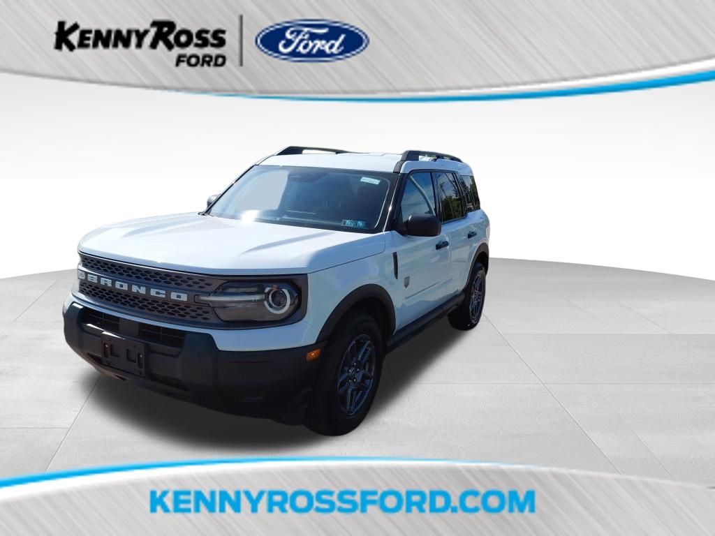 Oxford White 2025 Ford Bronco Sport SUV / Crossover All-Wheel Drive 8-Speed Automatic