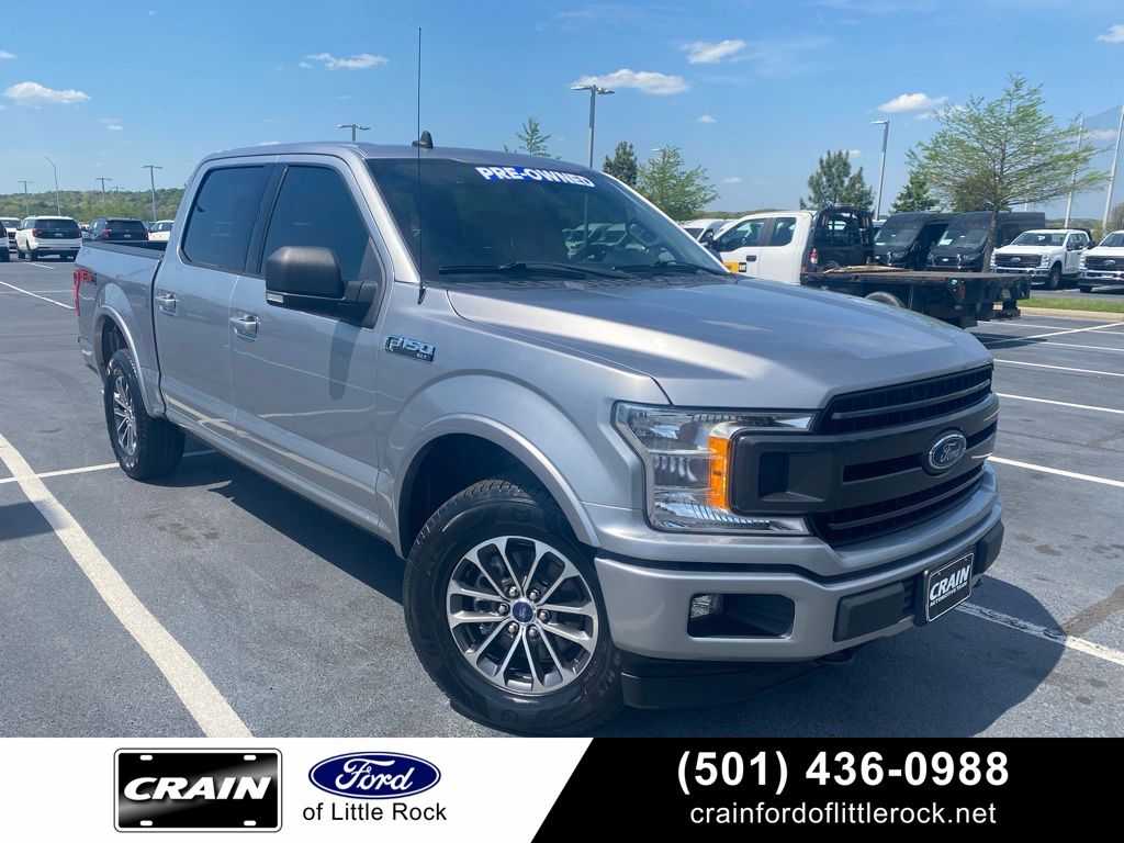 Iconic Silver Metallic 2020 Ford F-150 XLT SuperCrew 4WD Pickup Truck Four-Wheel Drive Automatic