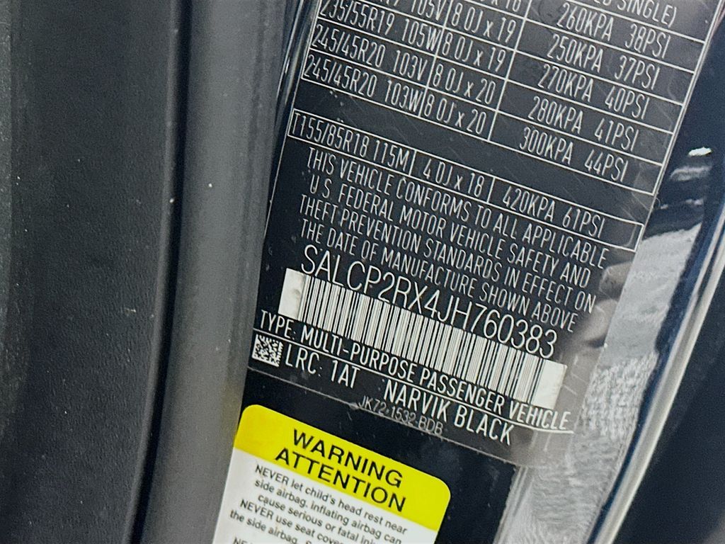 Used 2018 Black Land Rover SE image 35