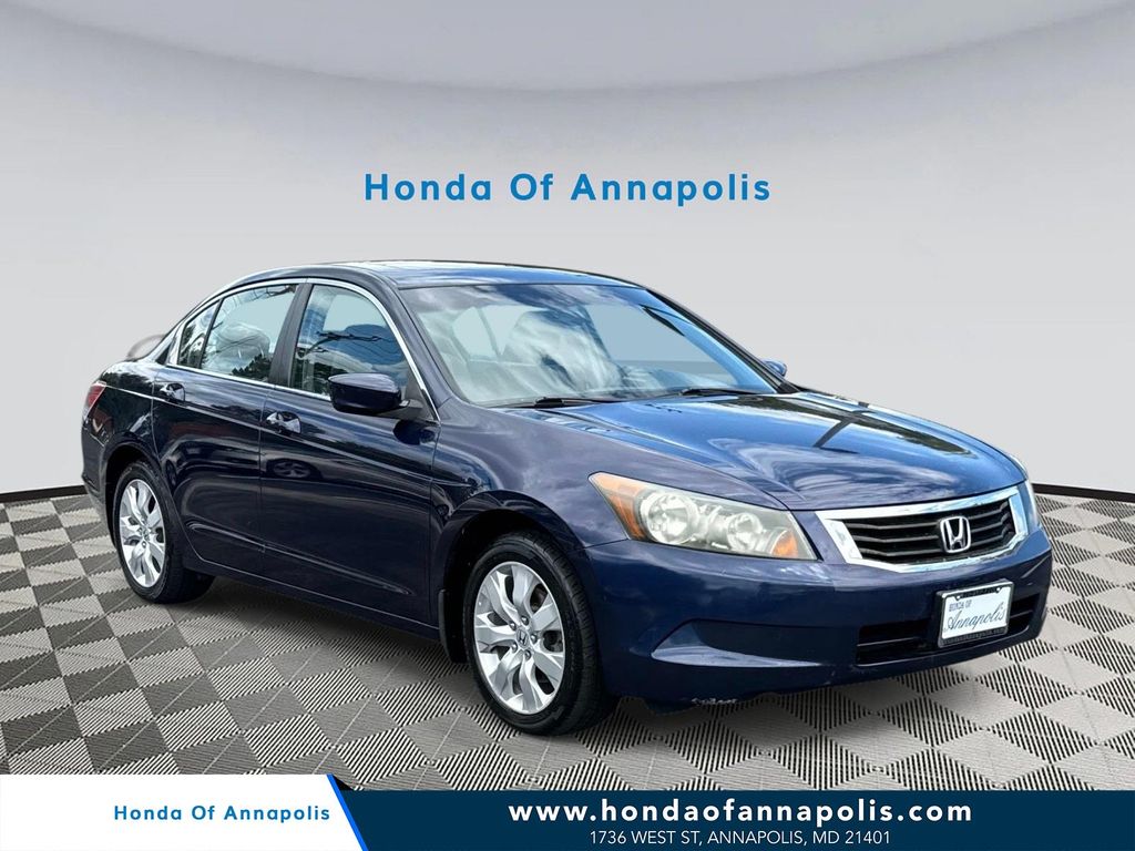 Blue 2009 Honda Accord Sedan Front-Wheel Drive 5-Speed Automatic Overdrive