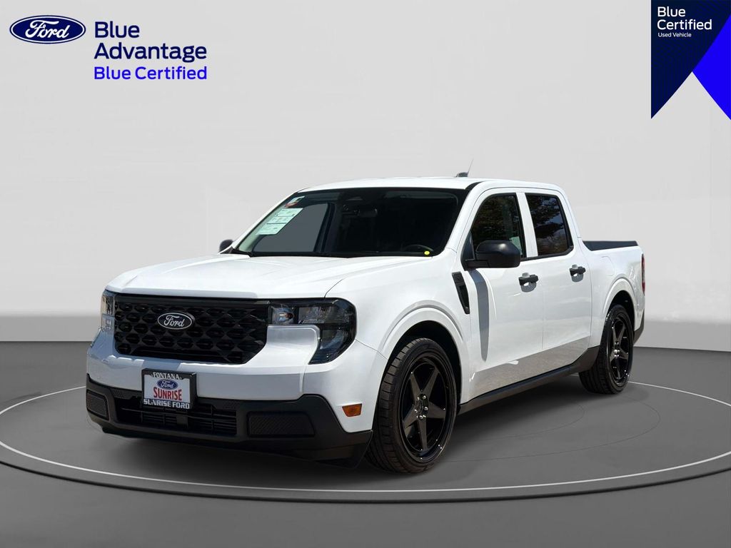Oxford White 2025 Ford Maverick Pickup Truck All-Wheel Drive 8-Speed Automatic