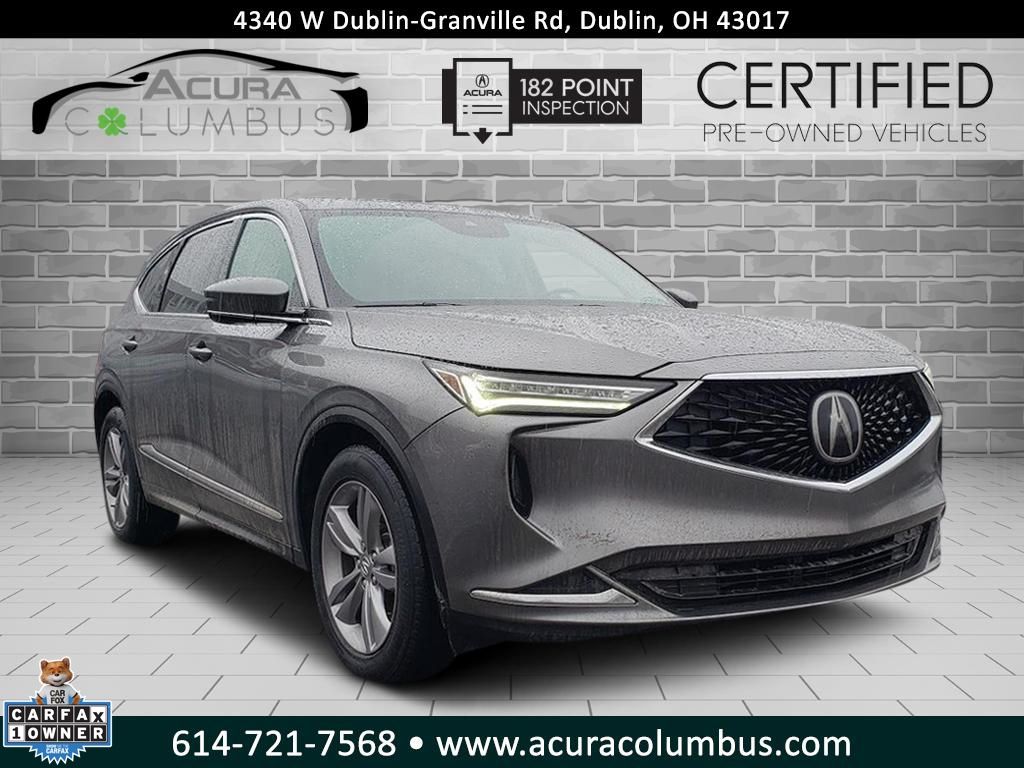 Liquid Carbon Metallic 2023 Acura MDX SH-AWD SUV / Crossover All-Wheel Drive Automatic