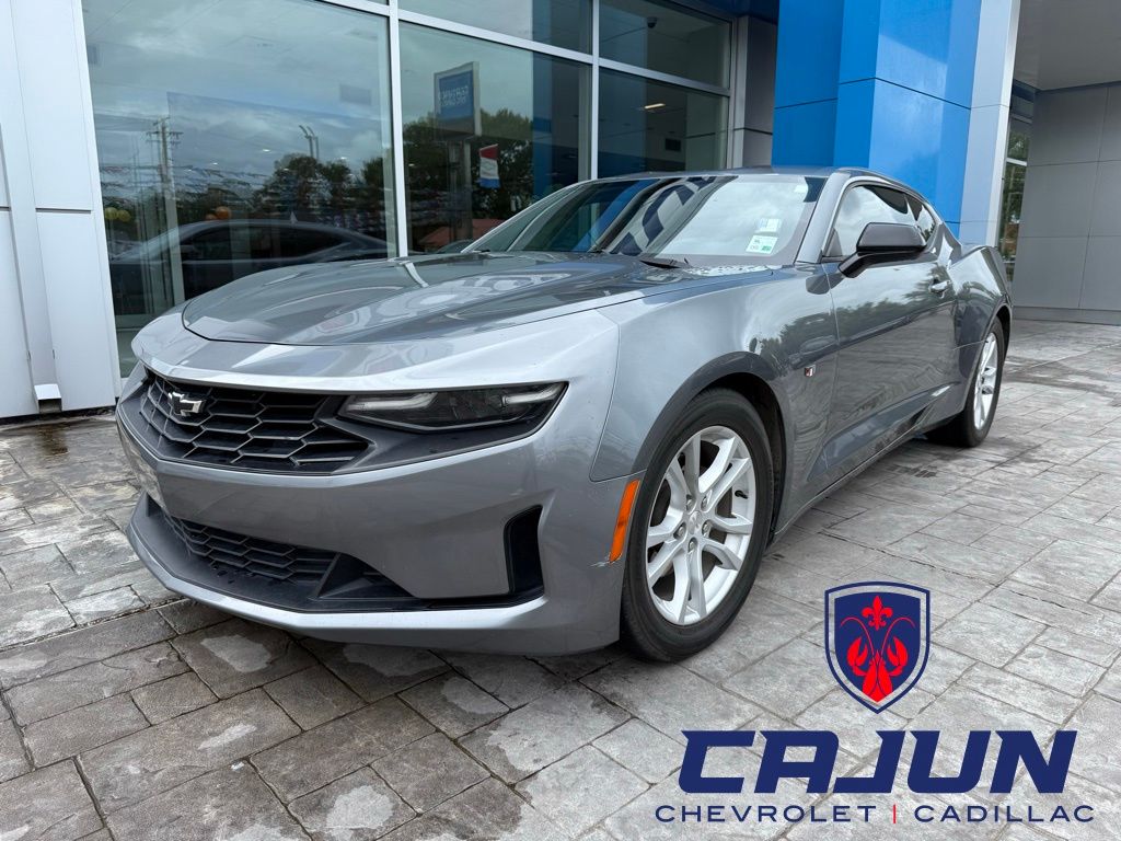 Gray (Satin Steel Metallic) 2021 Chevrolet Camaro 1LS Coupe RWD Coupe Rear-Wheel Drive 8-Speed Automatic