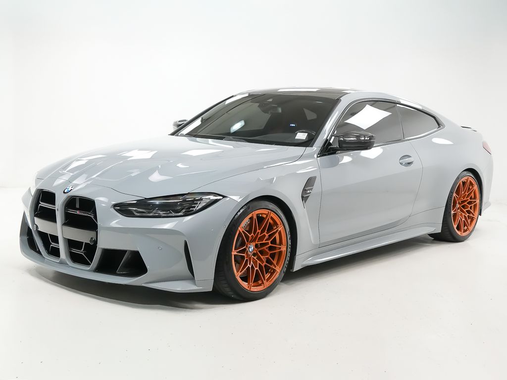Brooklyn Gray Metallic 2022 BMW M4 Coupe Rear-Wheel Drive 6-Speed Manual