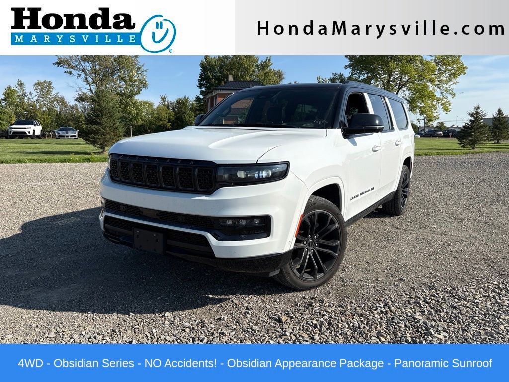 Bright White Clearcoat 2024 Jeep Grand Wagoneer L SUV / Crossover Four-Wheel Drive 8-Speed Automatic