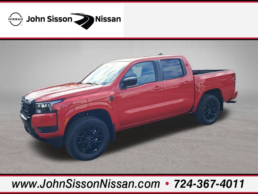 2026 Nissan Frontier SV Red at John Sisson Motors