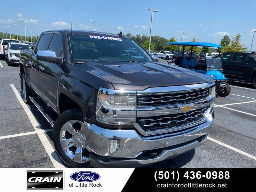 Gray (Tungsten Metallic) 2016 Chevrolet Silverado 1500 Pickup Truck Four-Wheel Drive 6-Speed Automatic Overdrive