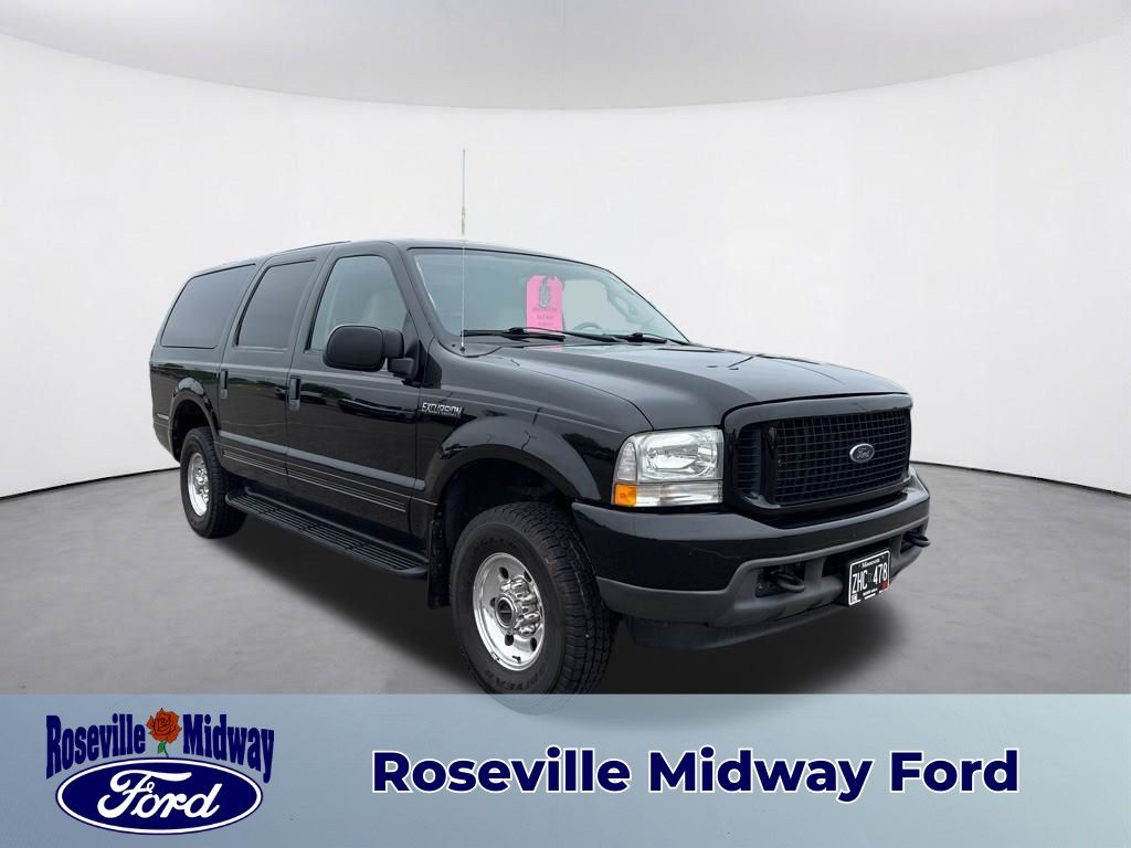 Black 2004 Ford Excursion XLT 4WD SUV / Crossover Four-Wheel Drive 4-Speed Automatic Overdrive