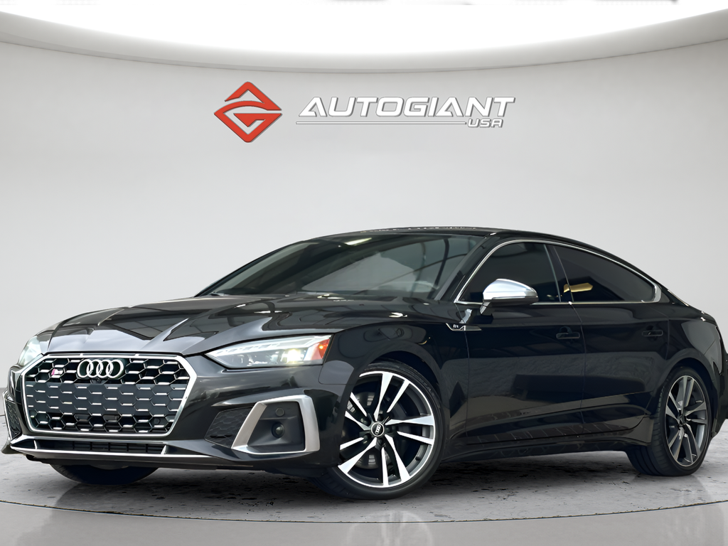 Black Metallic 2022 Audi S5 Sportback 3.0T quattro Premium Plus AWD Sedan All-Wheel Drive 8-Speed Automatic