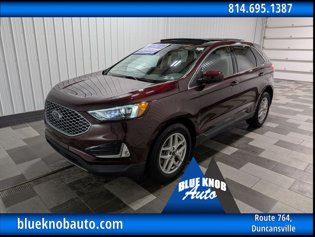 Red (Burgundy) 2023 Ford Edge SUV / Crossover All-Wheel Drive 8-Speed Automatic