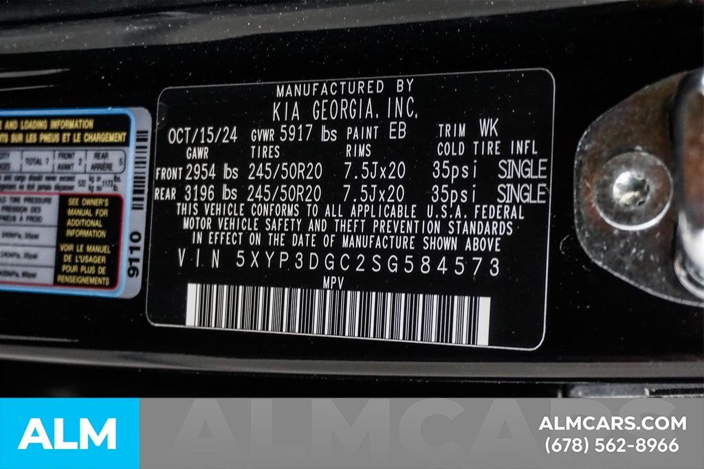 Used 2025 Black Kia EX X-Line image 65