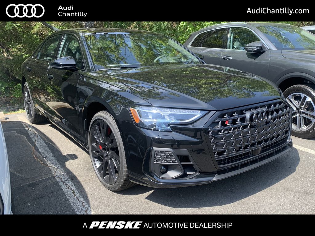 Mythos Black Metallic 2026 Audi S8 4.0T quattro Sedan All-Wheel Drive 8-Speed Automatic