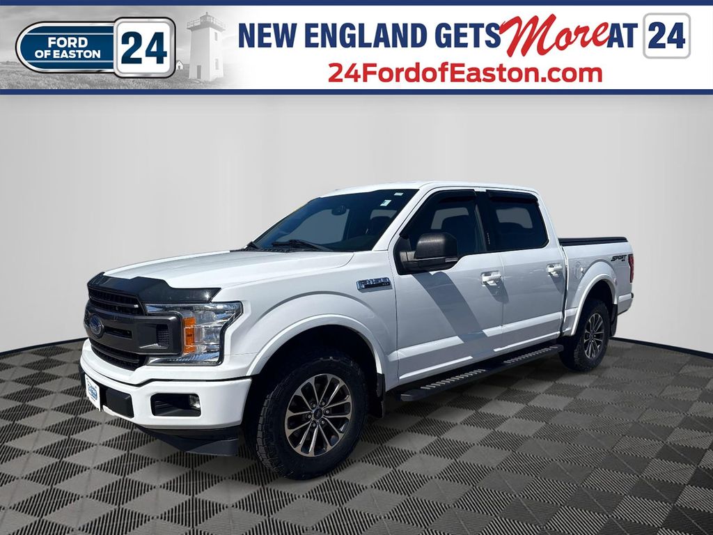 Oxford White 2018 Ford F-150 XLT SuperCrew 4WD Pickup Truck Four-Wheel Drive Automatic