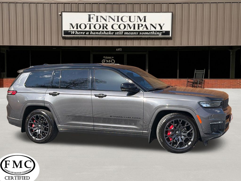 Baltic Gray Metallic Clearcoat 2024 Jeep Grand Cherokee L Summit 4WD SUV / Crossover Four-Wheel Drive 8-Speed Automatic
