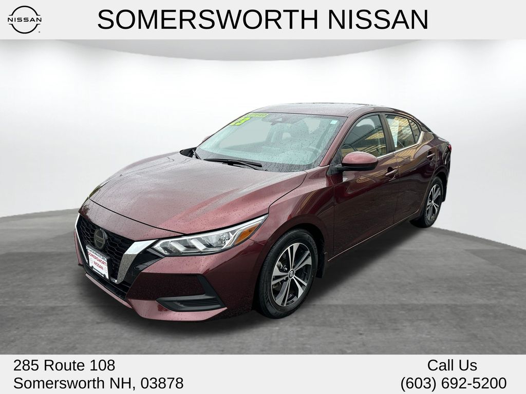 Rosewood Metallic 2023 Nissan Sentra Sedan Front-Wheel Drive Continuously Variable Transmission