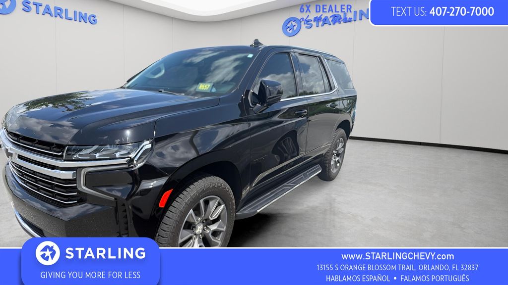 Black 2022 Chevrolet Tahoe SUV / Crossover 4X2