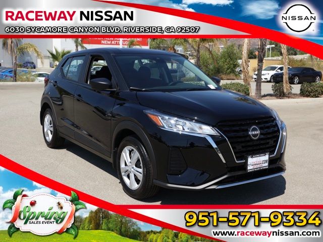Super Black 2025 Nissan Kicks Play S FWD SUV / Crossover Front-Wheel Drive Continuously Variable Transmission