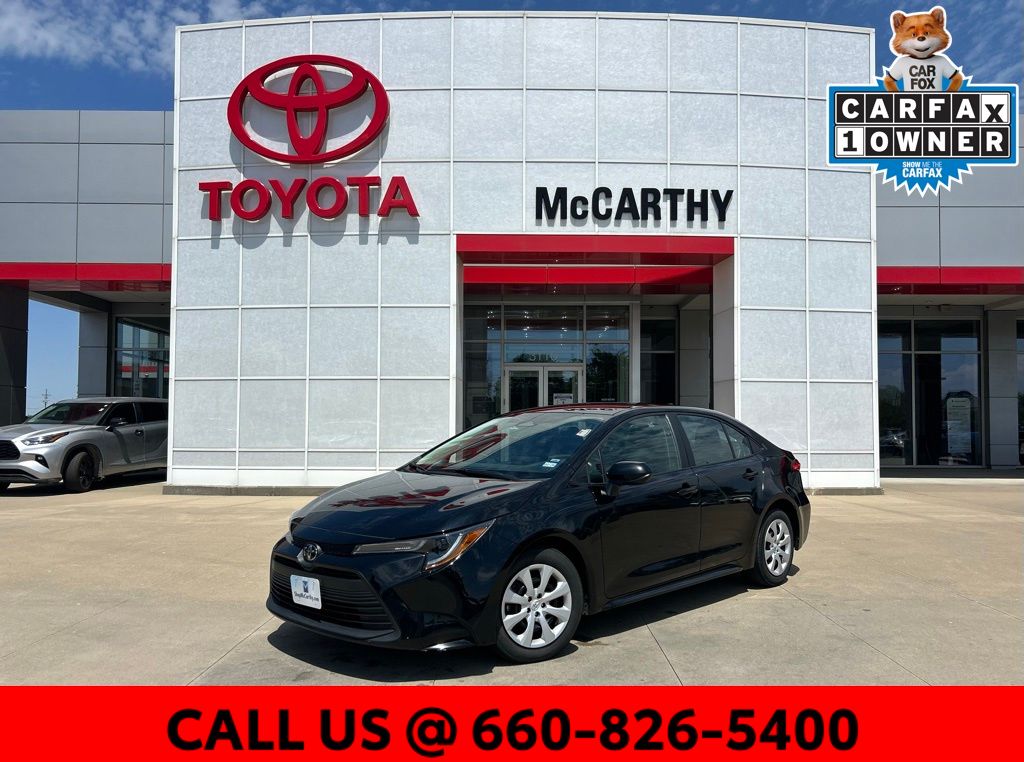 Midnight Black Metallic 2024 Toyota Corolla Sedan Front-Wheel Drive Continuously Variable Transmission