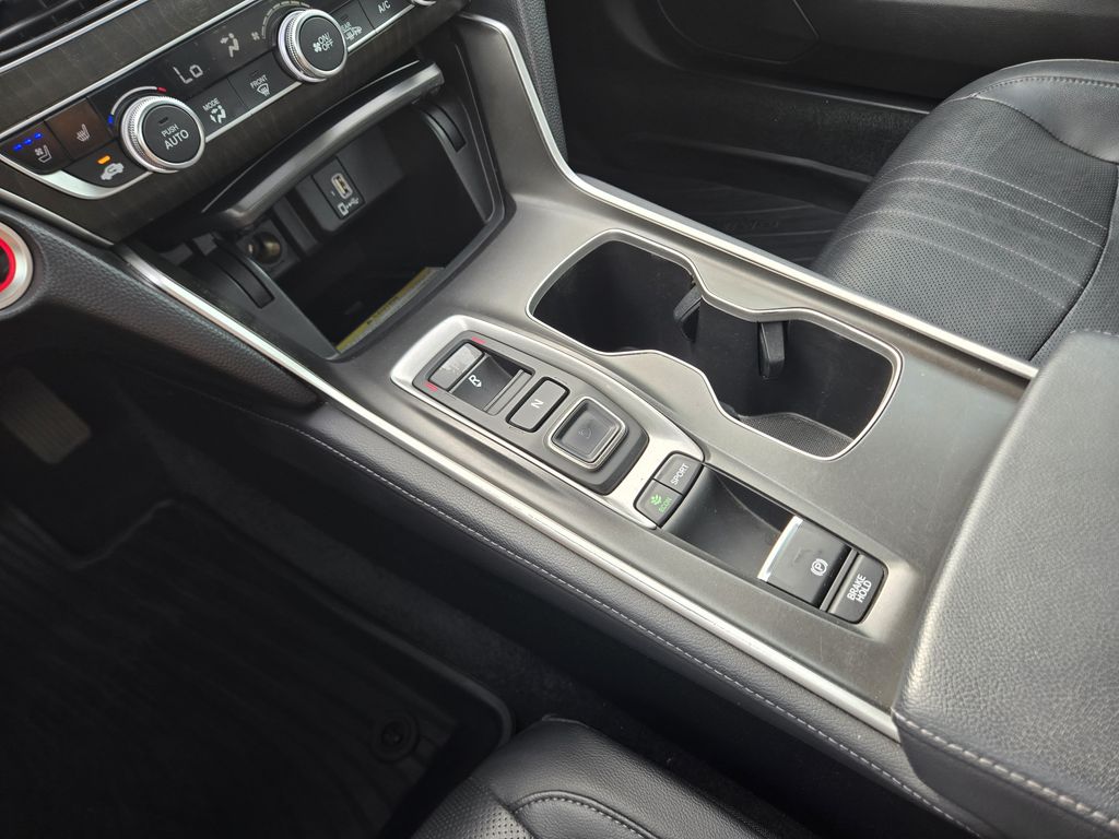 2018 Honda Accord Touring 2.0T White at Bayshore Chrysler Jeep Dodge Ram