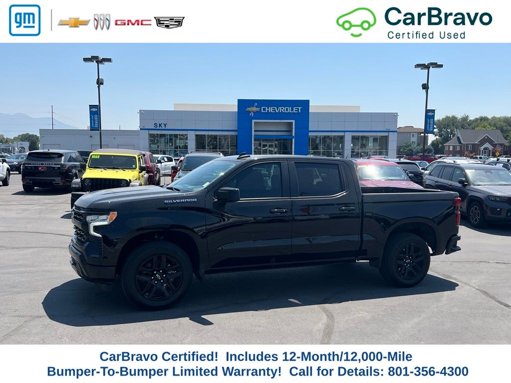 Black 2024 Chevrolet Silverado 1500 Pickup Truck 4X2 Automatic