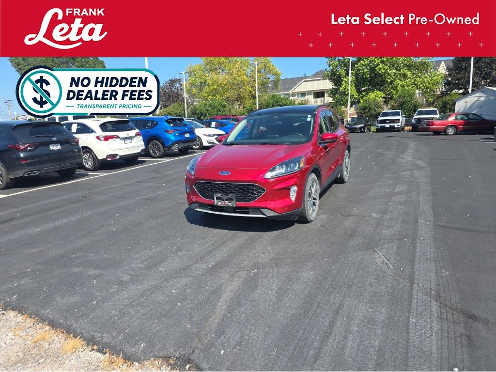 Rapid Red Metallic Tinted Clearcoat 2020 Ford Escape SUV / Crossover All-Wheel Drive 8-Speed Automatic