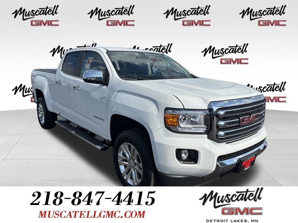 Summit White 2015 GMC Canyon Pickup Truck Four-Wheel Drive 6-Speed Automatic