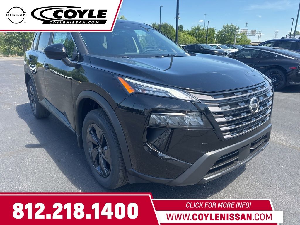 Super Black 2026 Nissan Rogue SV AWD SUV / Crossover All-Wheel Drive Continuously Variable Transmission