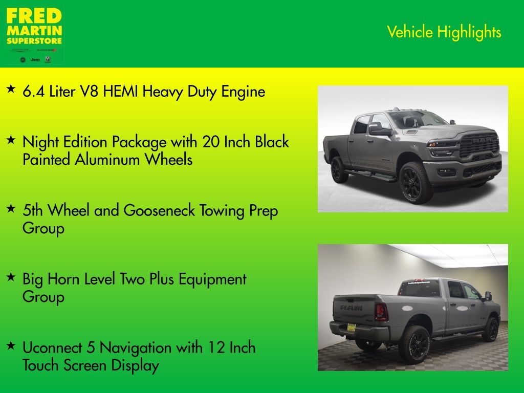 new 2026 Ram 2500 car, priced at $64,802