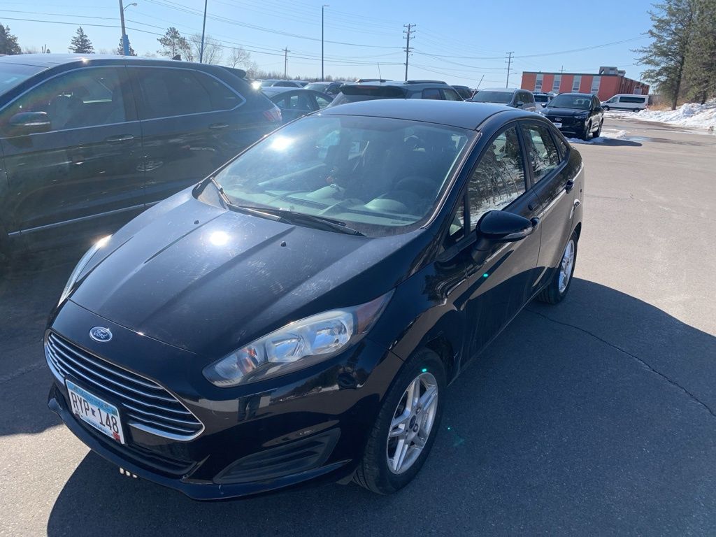 Shadow Black 2017 Ford Fiesta SE Sedan Front-Wheel Drive 6-Speed Automatic