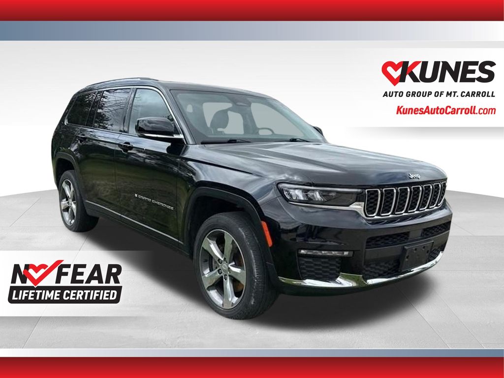 Diamond Black Crystal Pearlcoat 2021 Jeep Grand Cherokee L SUV / Crossover Four-Wheel Drive 8-Speed Automatic